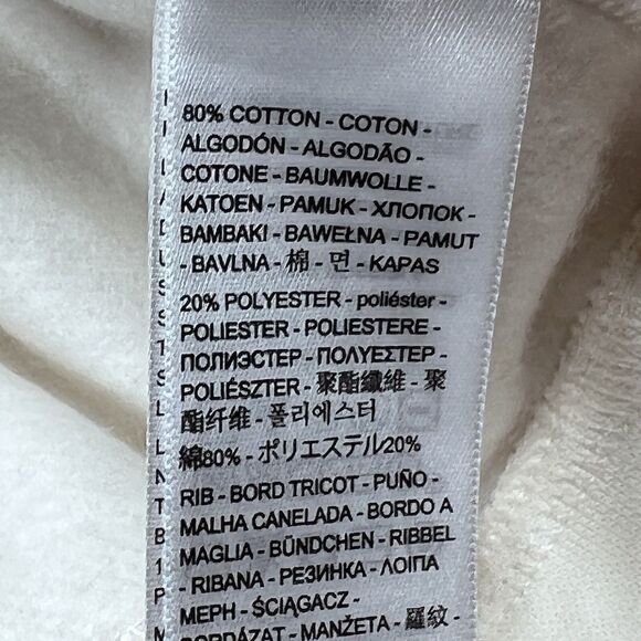 Levis Sweater Mens Large Red White Blue Color block Crew Neck Sweatshirt Relaxed - Picture 10 of 13